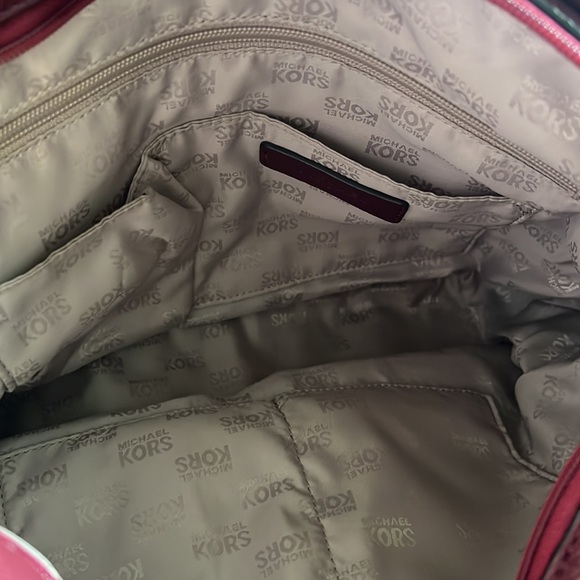 Red leather MK crossbody! - Picture 3 of 5